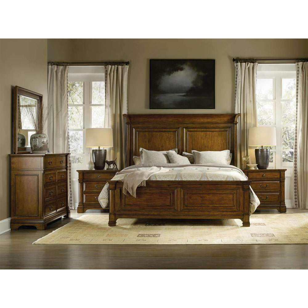 Tynecastle Panel Bed - 86"-Hooker-HOOKER-5323-90260-BedsCalifornia King-2-France and Son