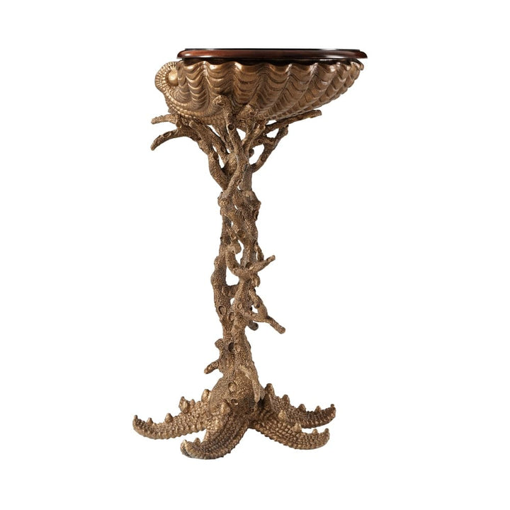 Gilt Grotto Accent Console Table-Theodore Alexander-THEO-5325-001-Console Tables-3-France and Son