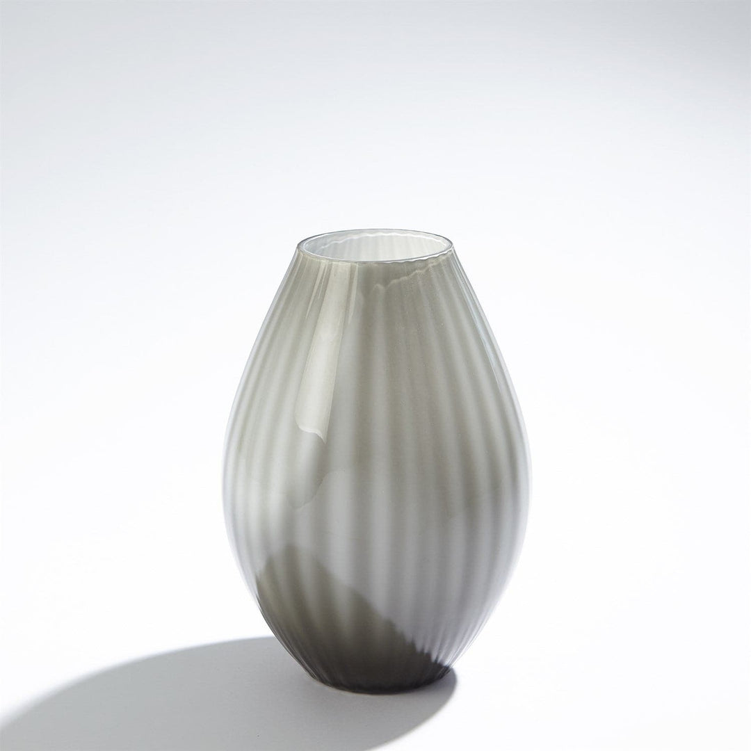 Cased Glass Stripe Vase-Global Views-GVSA-3.31623-VasesGrey-Small-5-France and Son