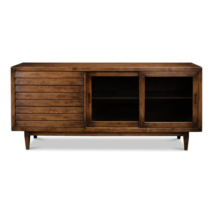 Reese Sideboard - Brown-SARREID-SARREID-53416-2-Sideboards & CredenzasBrown-1-France and Son