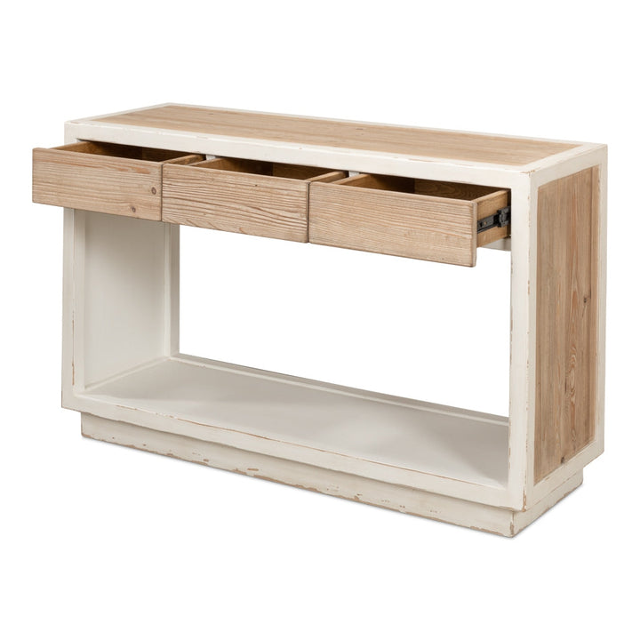 Connor Center Drawer Console-SARREID-SARREID-53456-Console Tables-2-France and Son