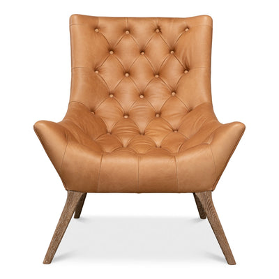 Lola Leather Chair-SARREID-SARREID-53487-Lounge Chairs-1-France and Son