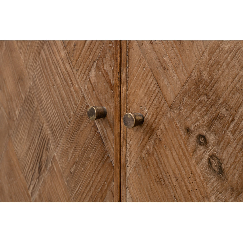 Argyle Sideboard 2 Doors-SARREID-SARREID-53492-1-Sideboards & CredenzasStone Grey-8-France and Son