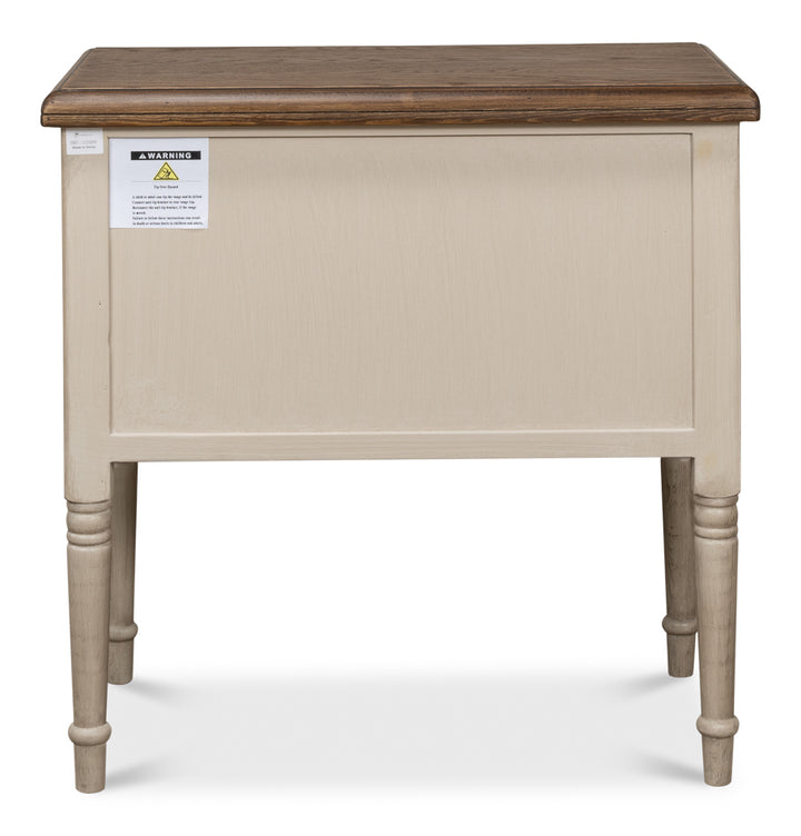 Asher 3 Drawer Commode-SARREID-SARREID-53500-Nightstands-3-France and Son
