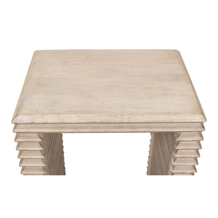 Stacked Side Table-SARREID-SARREID-53527-1-Side TablesStone Grey-5-France and Son