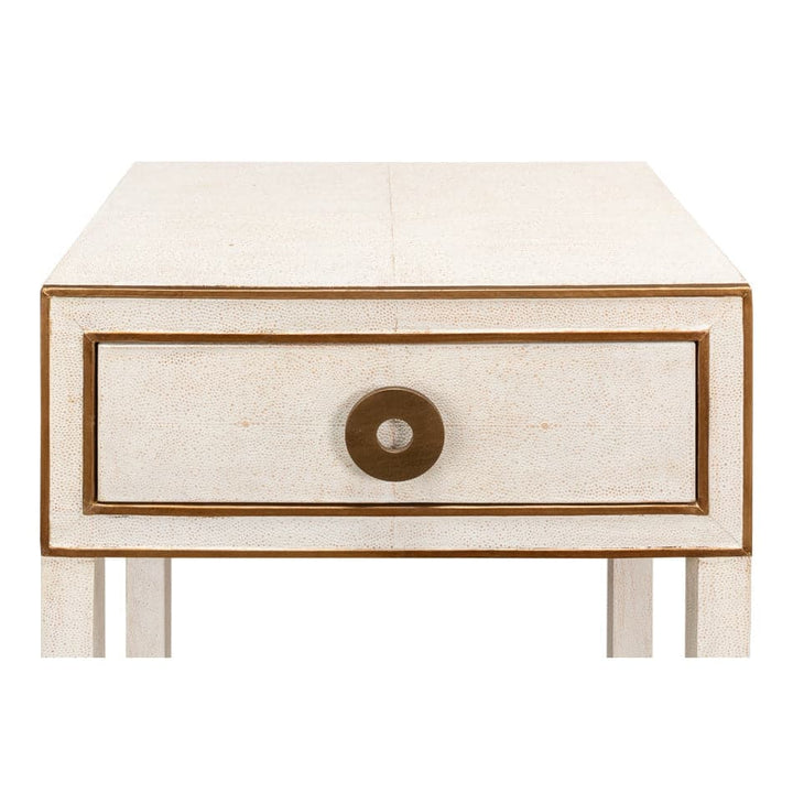 Gabriella Shagreen Nightstand-SARREID-SARREID-53569-2-NightstandsStorm Grey Finish-7-France and Son