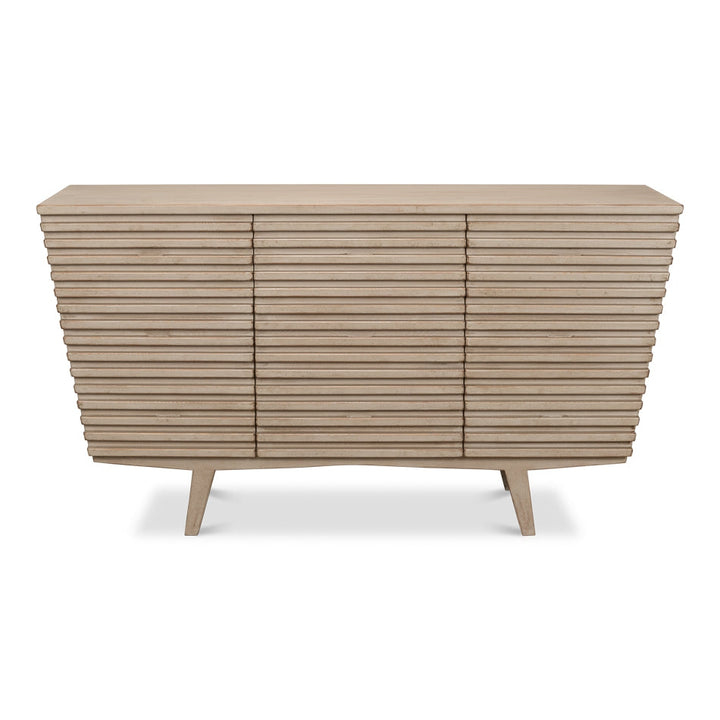 Ribbed 9 Drawer Commode-SARREID-SARREID-53590-1-DressersNatural-1-France and Son