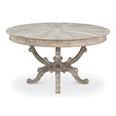 Golightly Bungalow Dining Table-SARREID-SARREID-53621-G-Dining Tables-1-France and Son