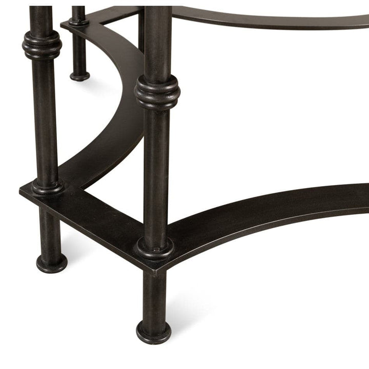 Chisholm Equestrian Cocktail Table Grey-SARREID-SARREID-53625-I-Coffee Tables-3-France and Son