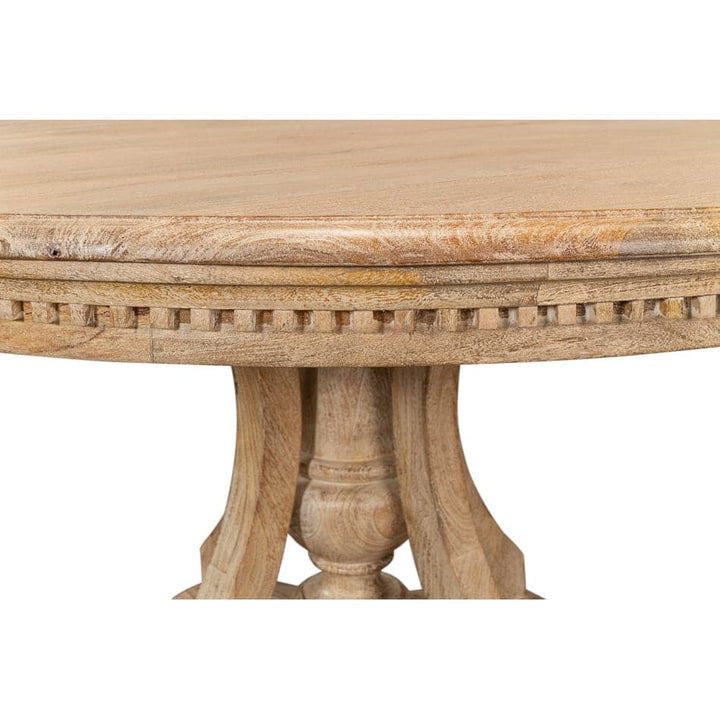 Chantal Pedestal Dining Table-SARREID-SARREID-53640-Dining Tables-2-France and Son