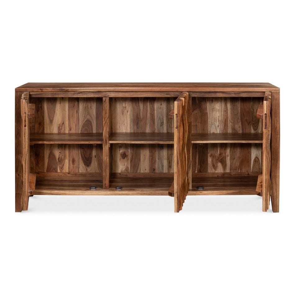 Facet Three Door Sideboard-SARREID-SARREID-53654-Sideboards & Credenzas-2-France and Son