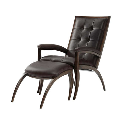 Arc Chair Ottoman-Theodore Alexander-THEO-KENO4108.2AHP-Lounge Chairs-1-France and Son