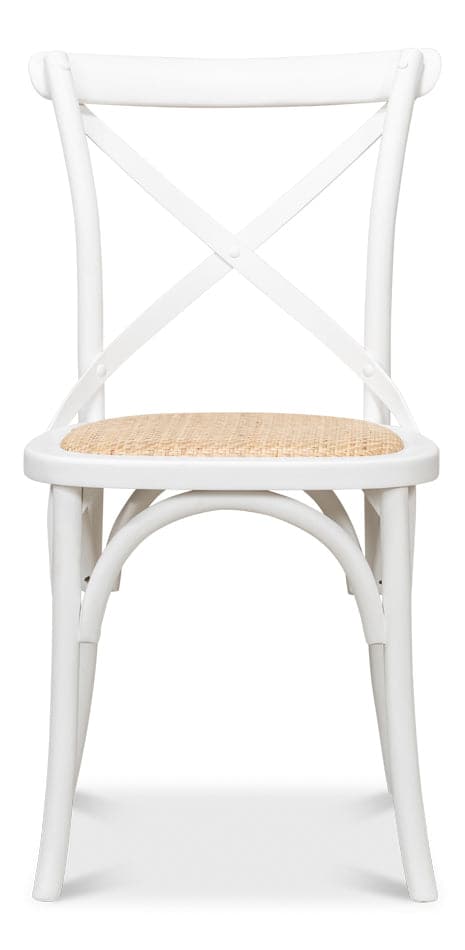 Tuileries Side Chair-SARREID-SARREID-53704-Dining ChairsWhite French Country-4-France and Son