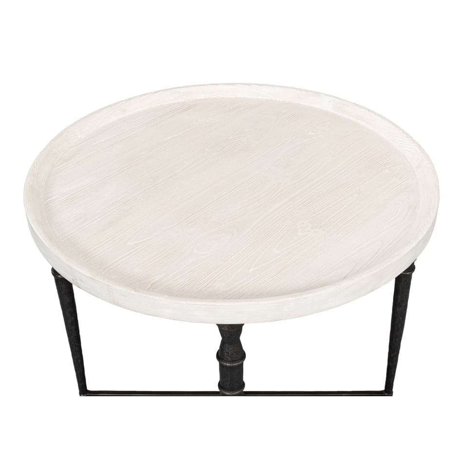 Nathaniel Elegance Side Table Round-SARREID-SARREID-53767-Side Tables-3-France and Son