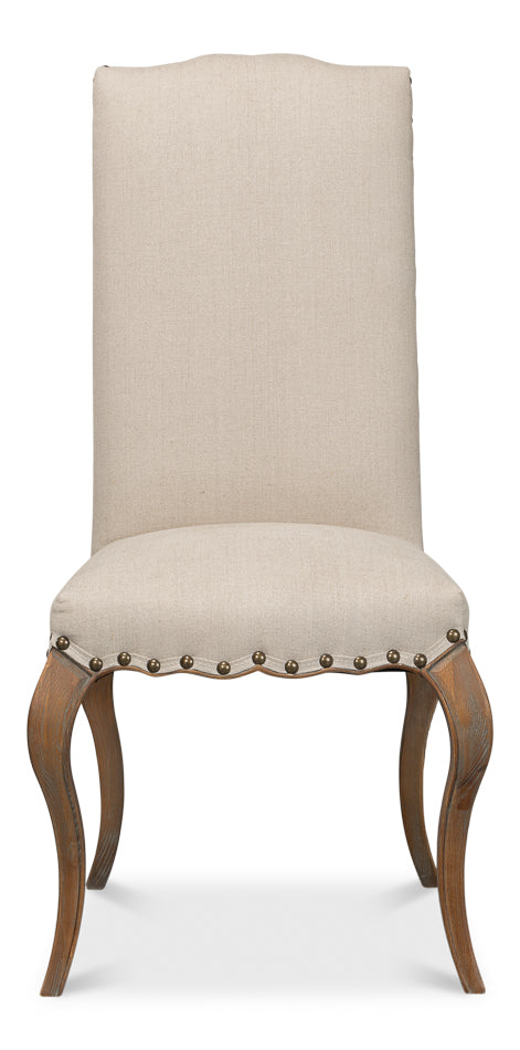 Thorne Side Chair-SARREID-SARREID-53777-Dining ChairsBeige Traditional-6-France and Son