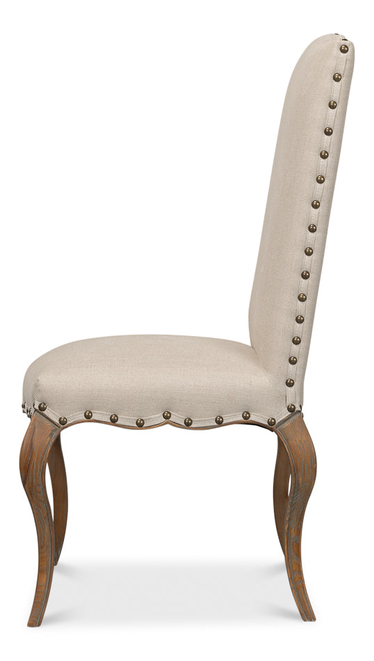Thorne Side Chair-SARREID-STOCKR-SARREID-29083-Dining ChairsBlue Traditional-7-France and Son
