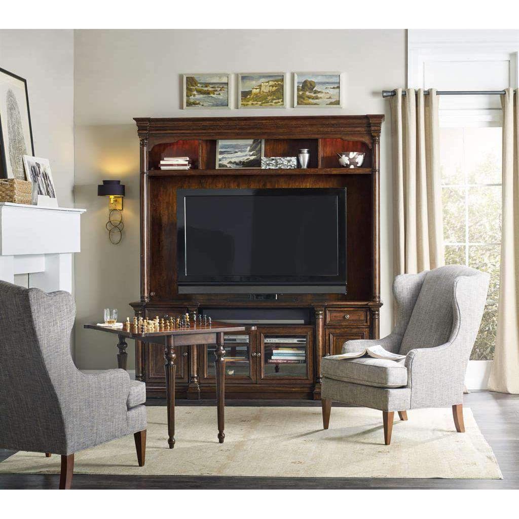 Leesburg Entertainment Console-Hooker-HOOKER-5381-55484-Media Storage / TV Stands-3-France and Son