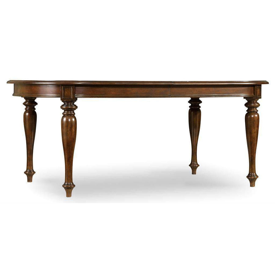 Leesburg Leg Table with Two 18'' Leaves-Hooker-HOOKER-5381-75200-Dining Tables-1-France and Son