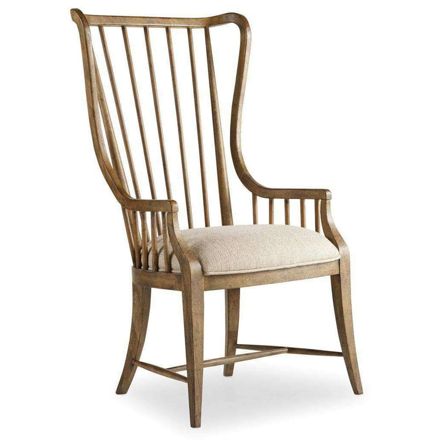 Sanctuary Tall Spindle Arm Chair-Hooker-HOOKER-5401-75400-Dining Chairs-1-France and Son