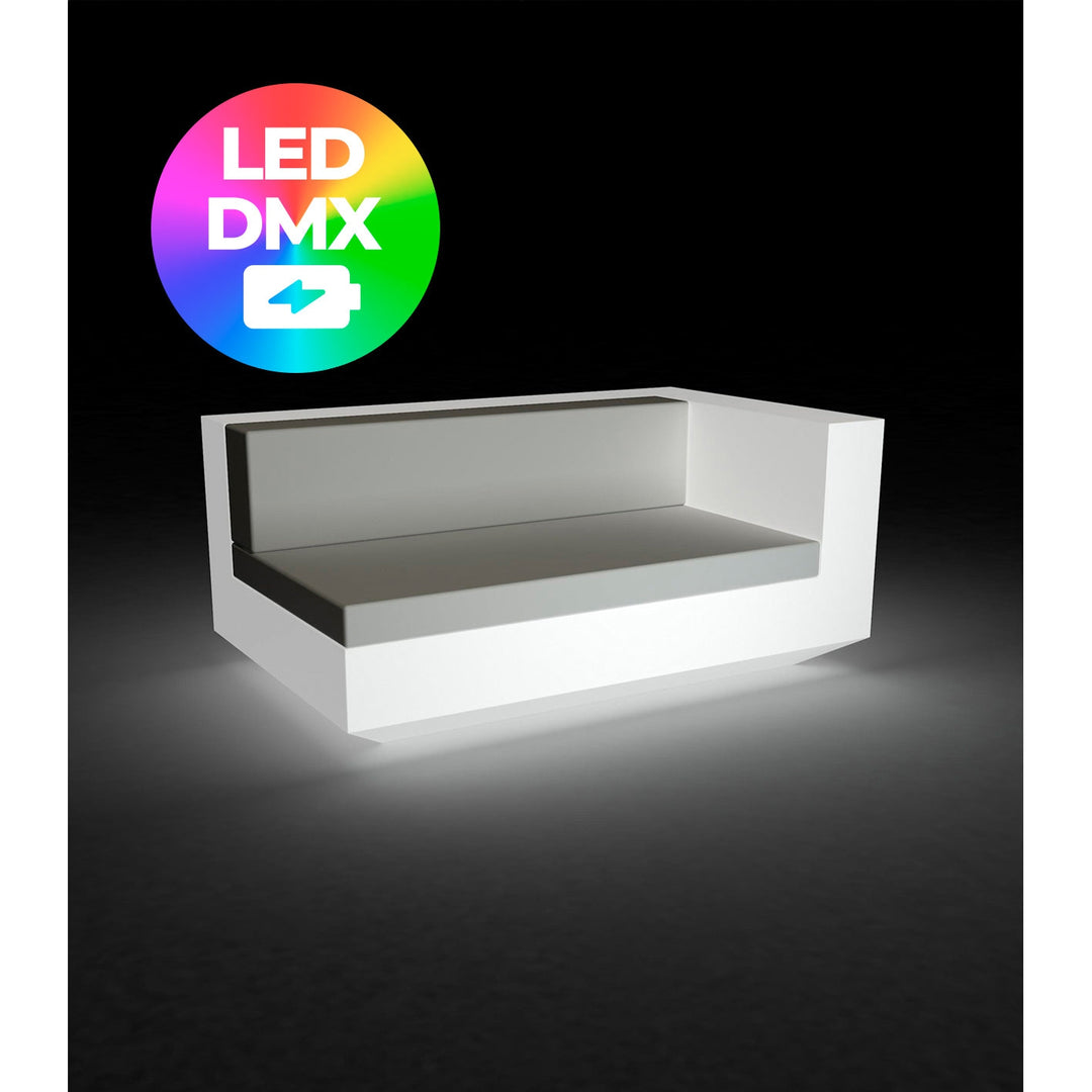 Vela Modular Sofa LED By Vondom-Vondom-VONDOM-54028DY-Outdoor ChaisesLED RGBW DMX Battery-8-France and Son