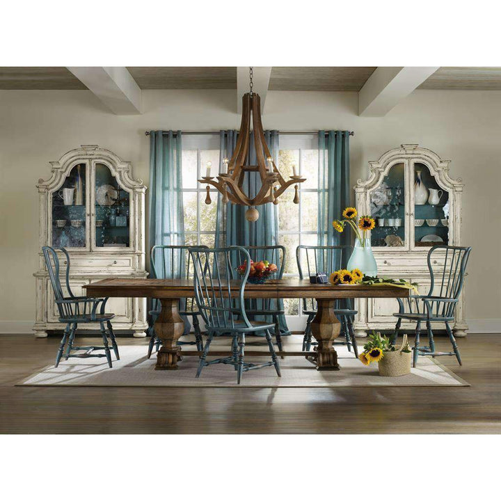 Sanctuary Spindle Arm Chair-Hooker-HOOKER-5405-75300-Dining ChairsBlue-3-France and Son