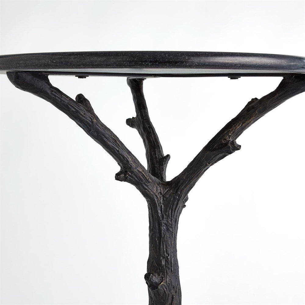 Faux Bois Side Table-Global Views-GVSA-8.80497-Side TablesBlack Powder Coat-2-France and Son