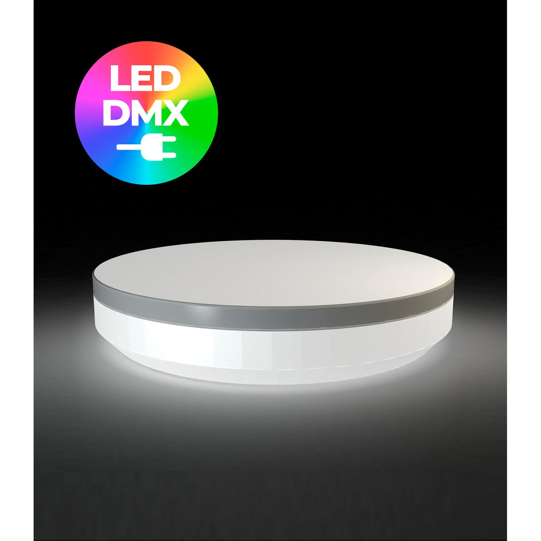 Vela Basic Day Bed Round LED By Vondom-Vondom-VONDOM-54108D-BedsLED RGBW DMX Cable-5-France and Son