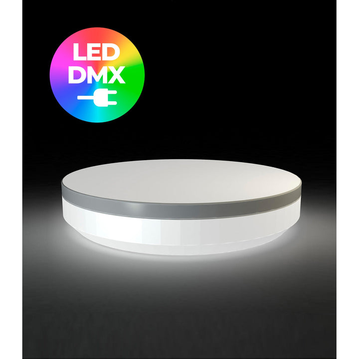 Vela Basic Day Bed Round LED By Vondom-Vondom-VONDOM-54108D-BedsLED RGBW DMX Cable-5-France and Son
