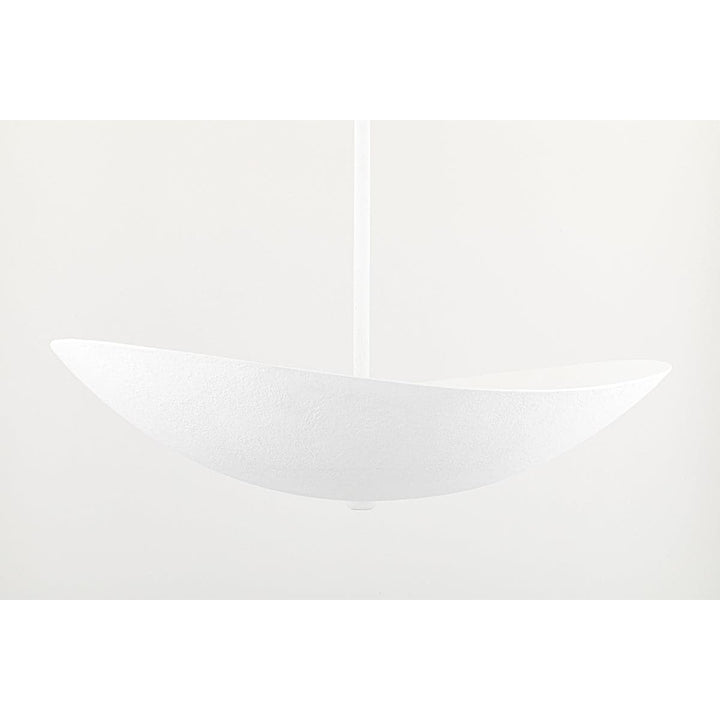 Fabius 6 Light Small Pendant White Plaster-Hudson Valley-HVL-1424-WP-Pendants-2-France and Son