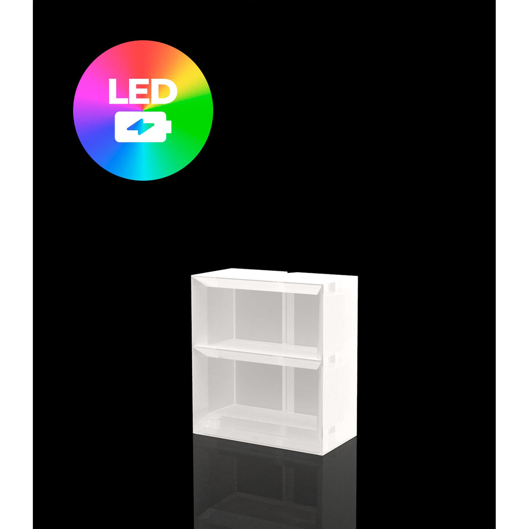 Vela Shelving System Square By Vondom-Vondom-VONDOM-54123Y-Bookcases & CabinetsLED RGBW Battery-7-France and Son
