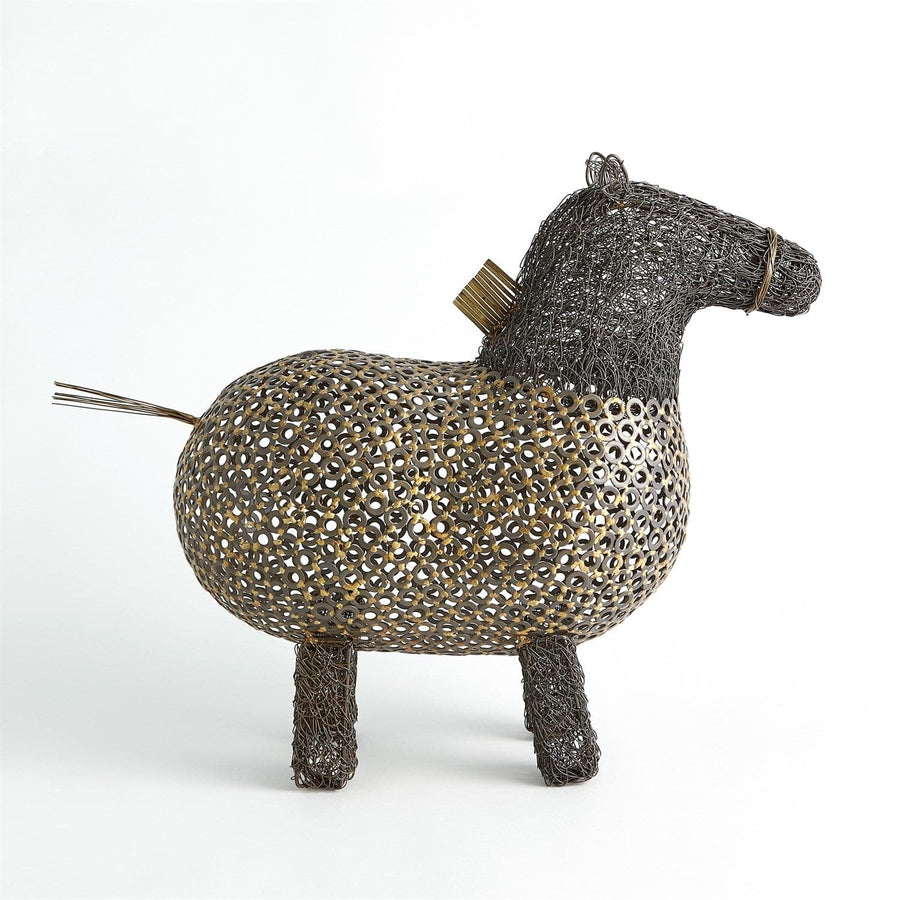 Crazy Fat Pony Sculpture-Global Views-GVSA-9.91051-Decorative Objects-1-France and Son