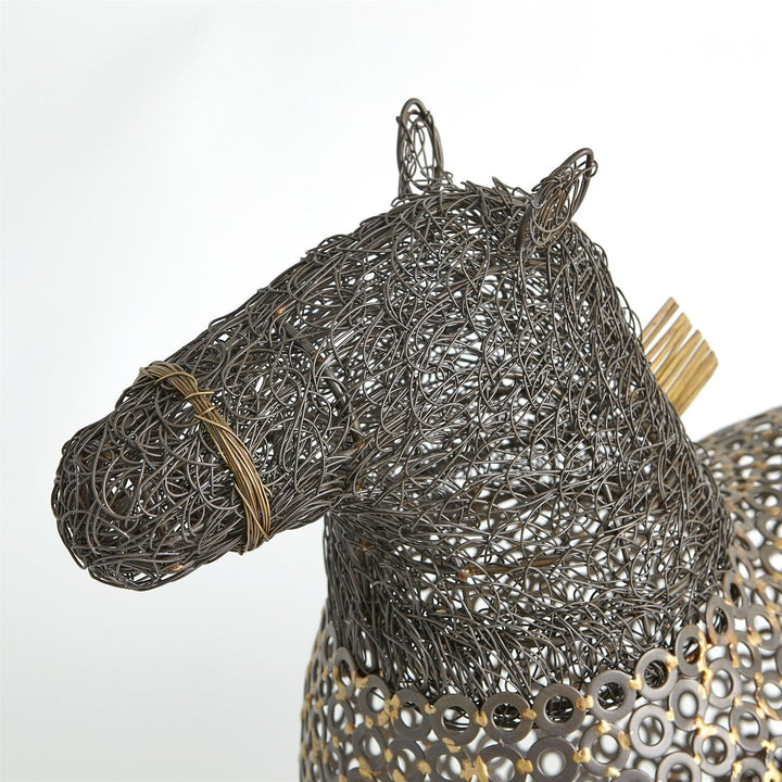 Crazy Fat Pony Sculpture-Global Views-GVSA-9.91051-Decorative Objects-3-France and Son