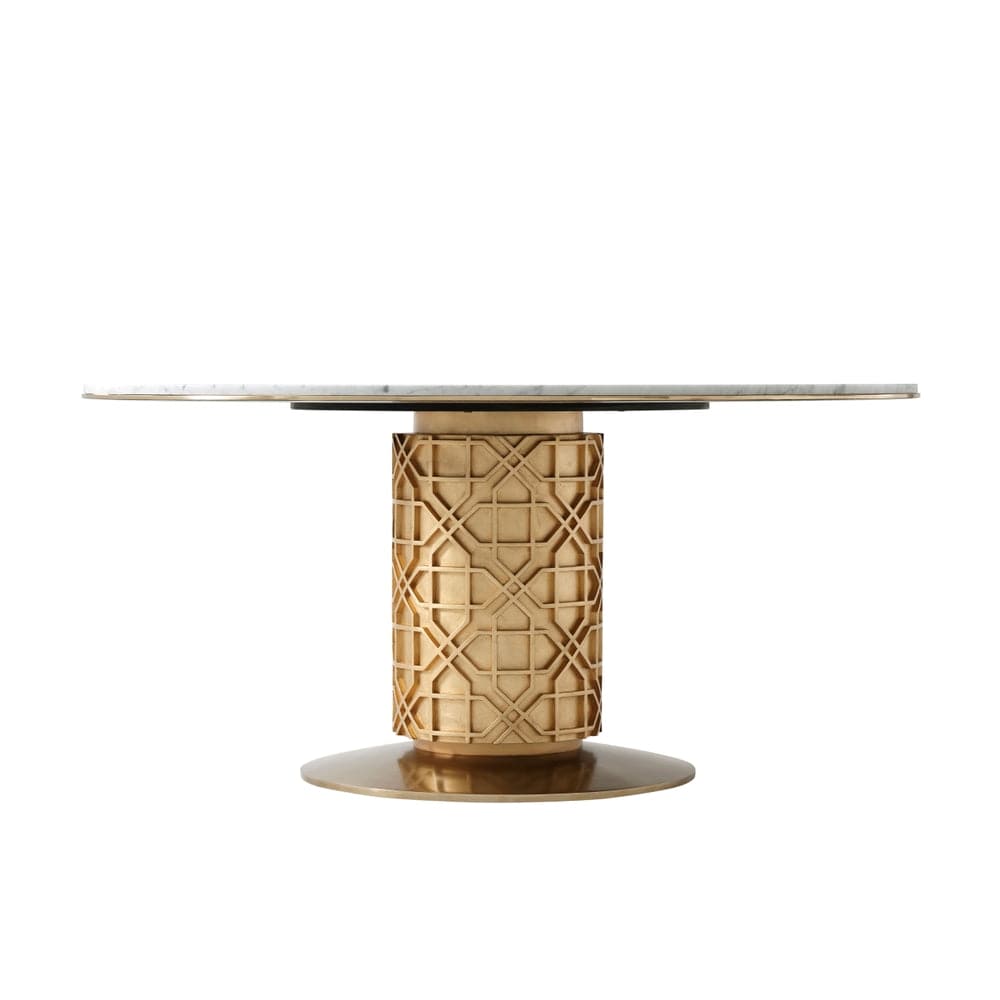 Colter Dining Table-Theodore Alexander-THEO-5442-013-Dining Tables-4-France and Son