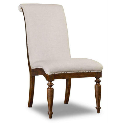 Archivist Upholstered Side Chair Collection-Hooker-HOOKER-5447-75410-Dining ChairsPecky Pecan-1-France and Son