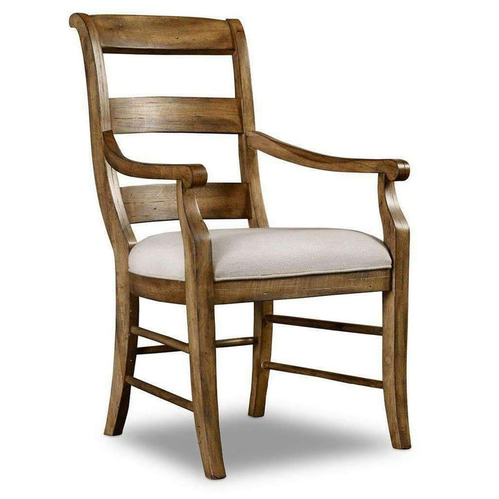 Archivist Ladderback Arm Chair Collection-Hooker-HOOKER-5447-75700-Dining Chairs-4-France and Son