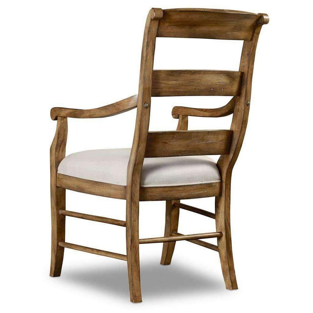 Archivist Ladderback Arm Chair Collection-Hooker-HOOKER-5447-75700-Dining Chairs-5-France and Son