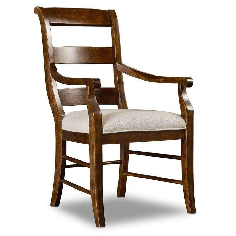 Archivist Ladderback Arm Chair Collection-Hooker-HOOKER-5447-75700-Dining Chairs-1-France and Son