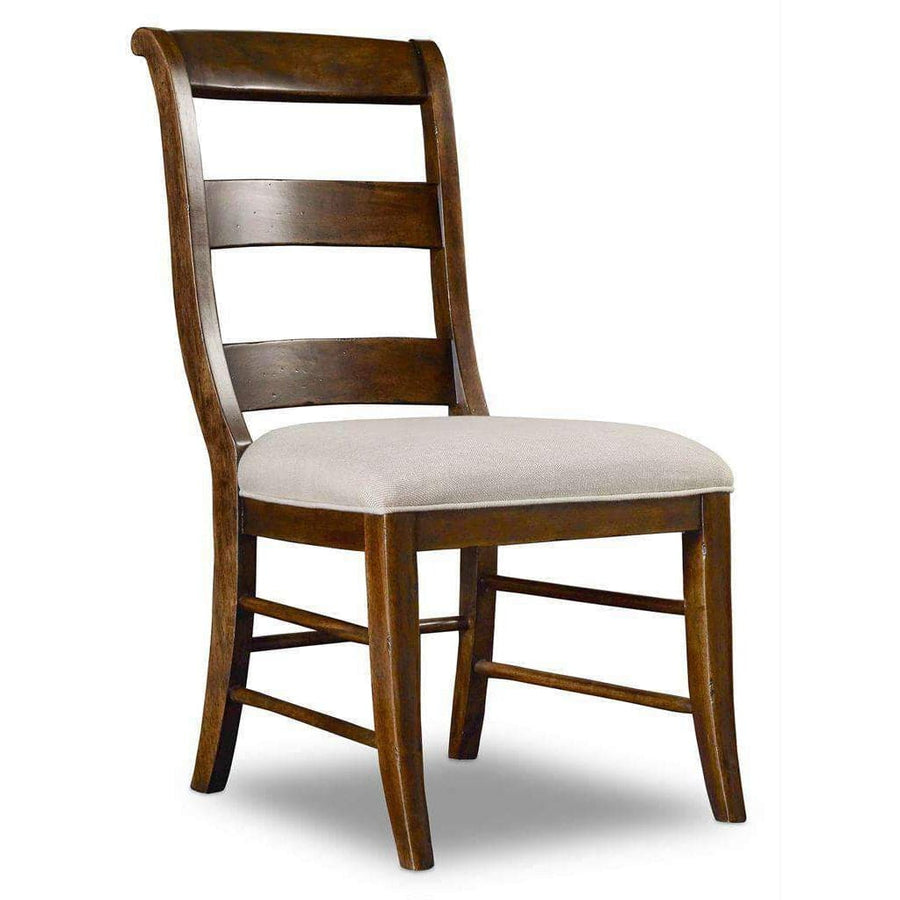 Archivist Ladderback Side Chair Collection-Hooker-HOOKER-5447-75710-Dining ChairsPecky Pecan-1-France and Son