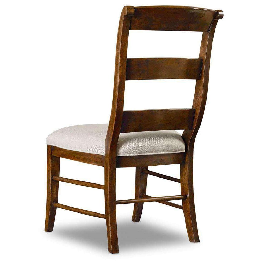 Archivist Ladderback Side Chair Collection-Hooker-HOOKER-5447-75710-Dining ChairsPecky Pecan-5-France and Son