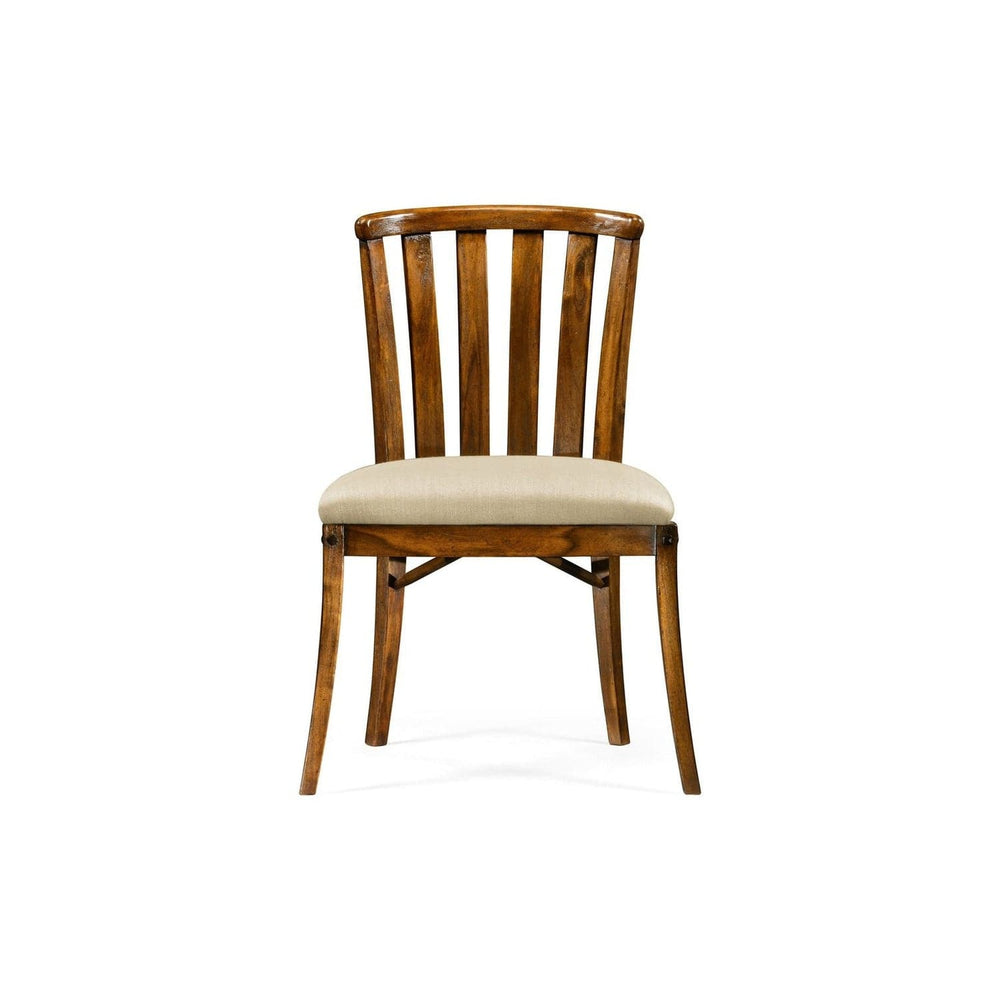 Casual Curved Back Side Chair-Jonathan Charles-JCHARLES-491047-SC-DTM-F400-Dining ChairsMedium Driftwood & Shambala-2-France and Son