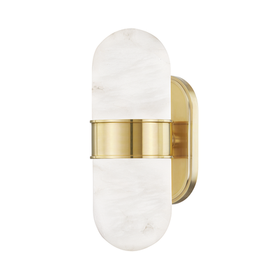 Beckler 2 Light Wall Sconce-Hudson Valley-HVL-6902-AGB-Outdoor Wall SconcesAged Brass-1-France and Son