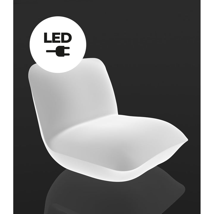 Pillow Lounge Chair with Light By Vondom-Vondom-VONDOM-55001W-Outdoor Lounge ChairsLED White-6-France and Son