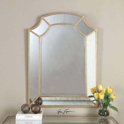 Francoli Gold Arch Mirror-Uttermost-UTTM-12929-Mirrors-2-France and Son