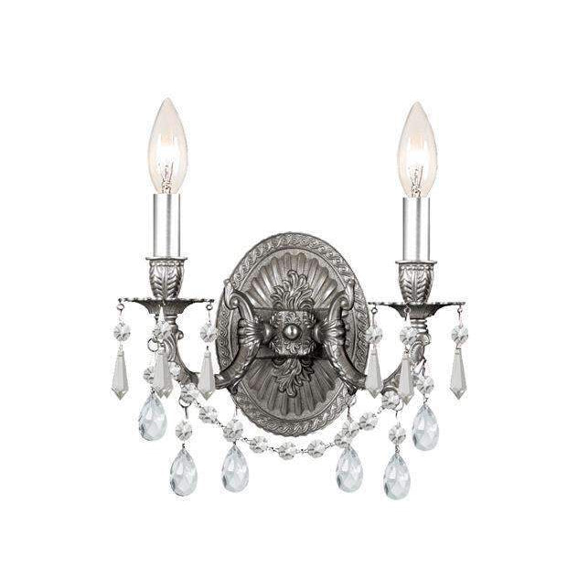 Gramercy Duo Clear Crystal Wall Light