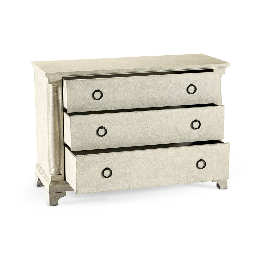 Large Whitewash Driftwood Chest of Drawers-Jonathan Charles-JCHARLES-491004-DTW-Dressers-3-France and Son