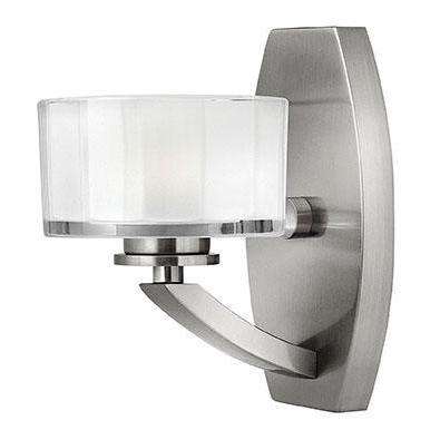 Bath Meridian Bath Sconce Brushed Nickel-Hinkley Lighting-HINKLEY-5590BN-LED-Bathroom Lighting-1-France and Son