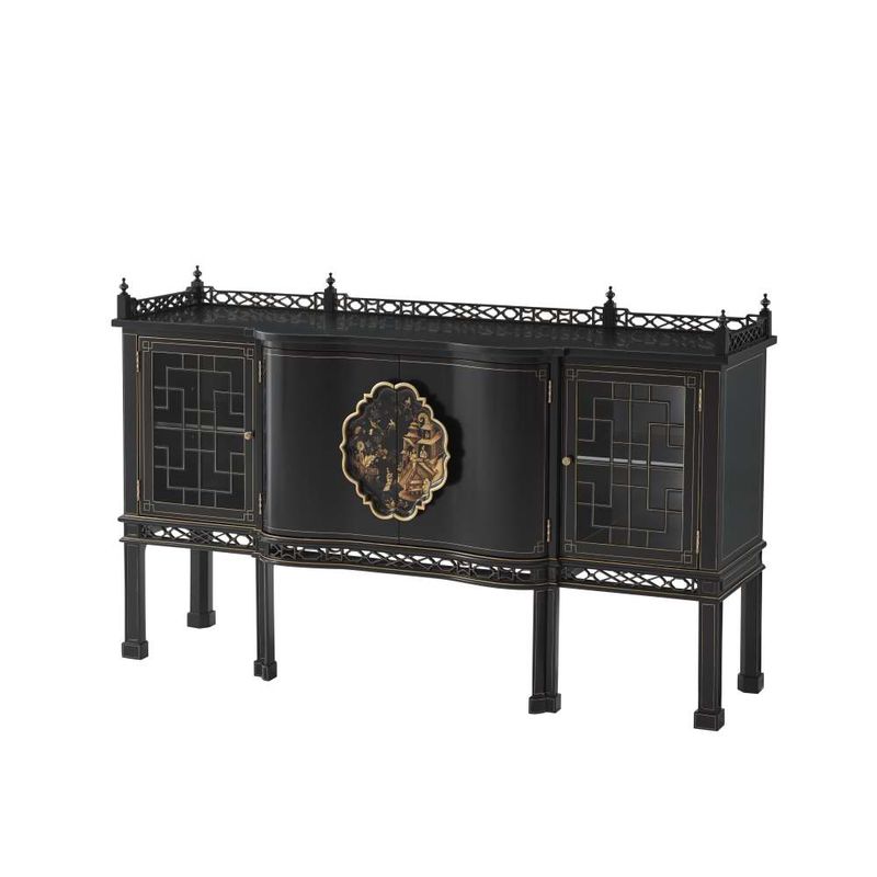 Medallion Sideboard-Theodore Alexander-THEO-AL61090-Sideboards & Credenzas-1-France and Son