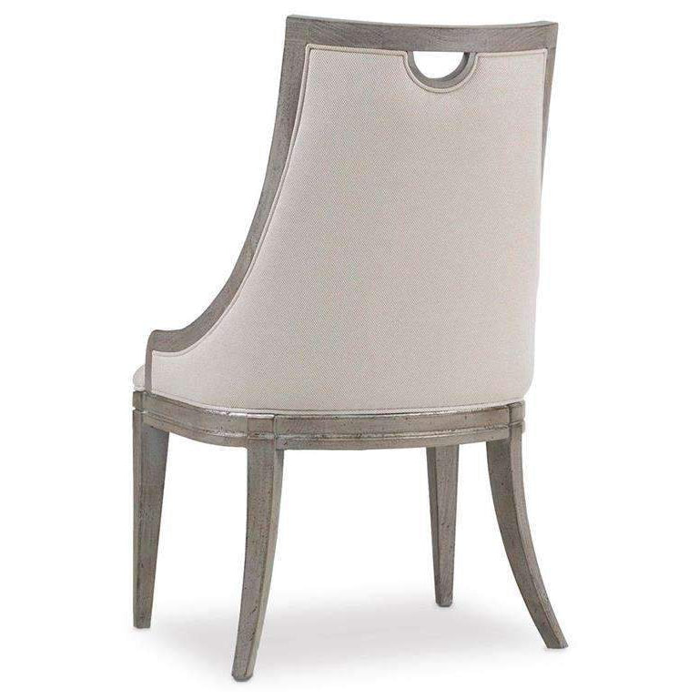Sanctuary Upholstered Side Chair-Hooker-HOOKER-5603-75410-LTBR-Dining Chairs-2-France and Son