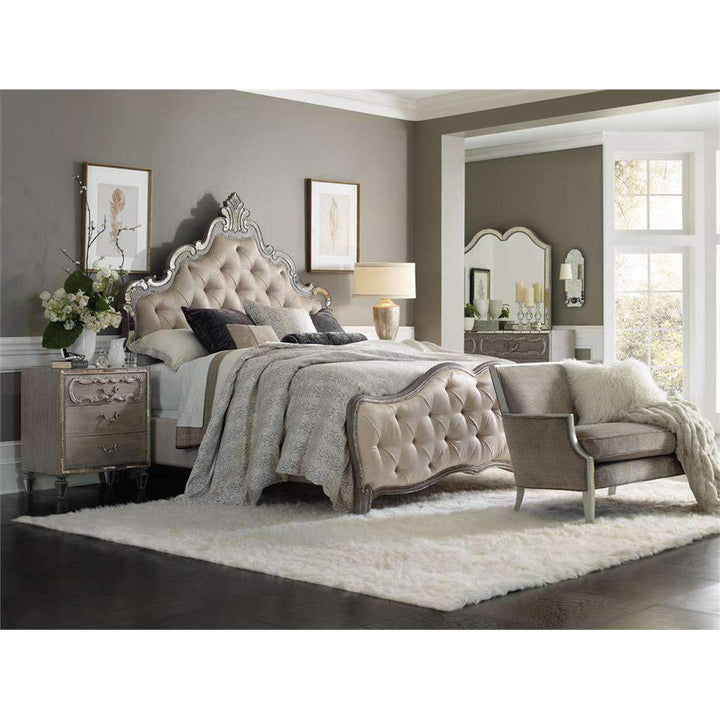 Sanctuary Upholstered King Panel Bed