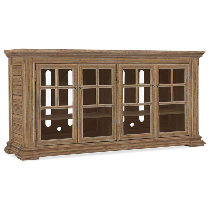 Lagunitas 68in Entertainment Console-Hooker-HOOKER-5644-55468-BRN-Media Storage / TV StandsNatural-1-France and Son